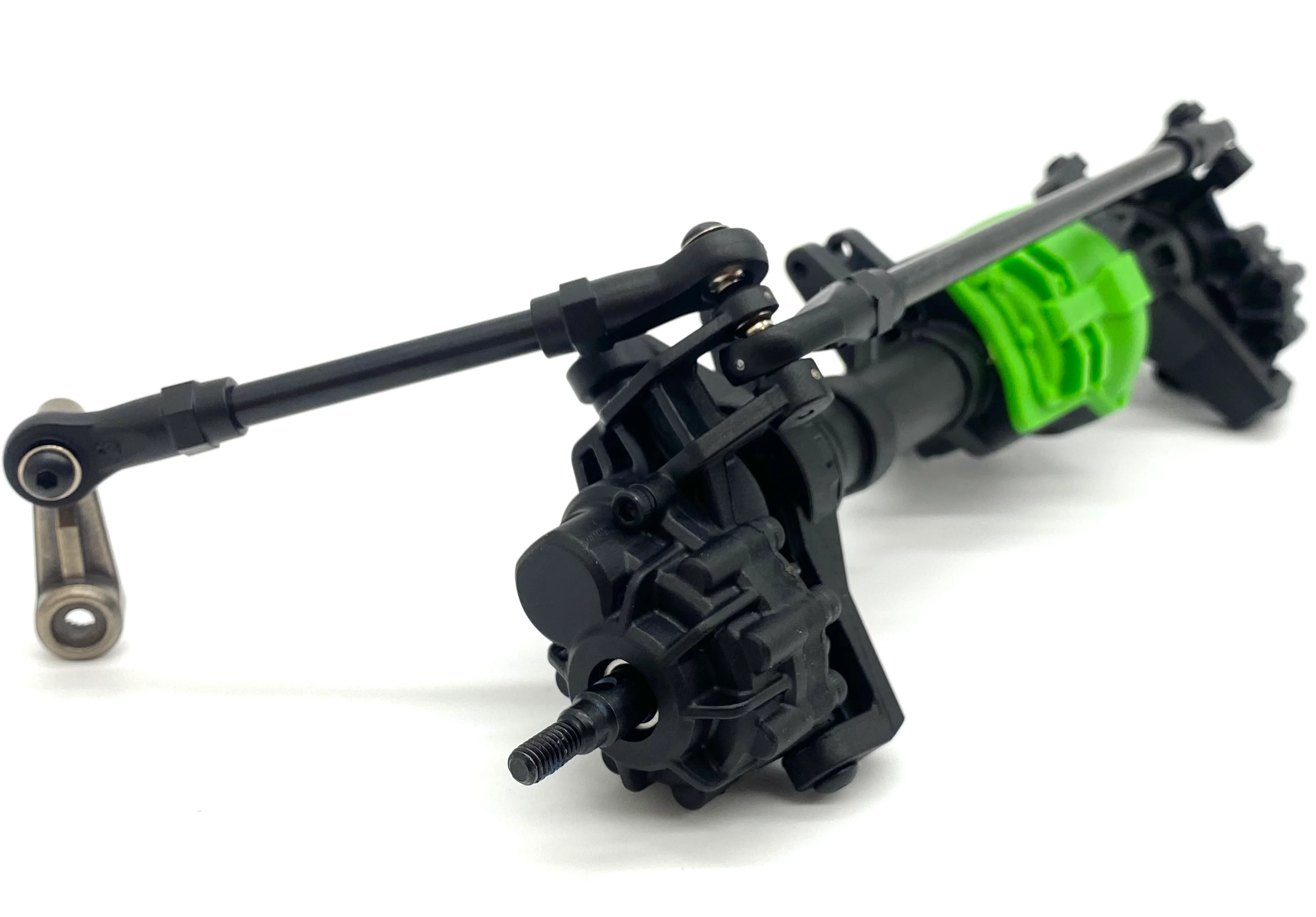 TRX-4 HIGH TRAIL - Front PORTAL AXLE & Housing, Spool Diff, Grn Cvr Traxxas 82044-4 - Image 3