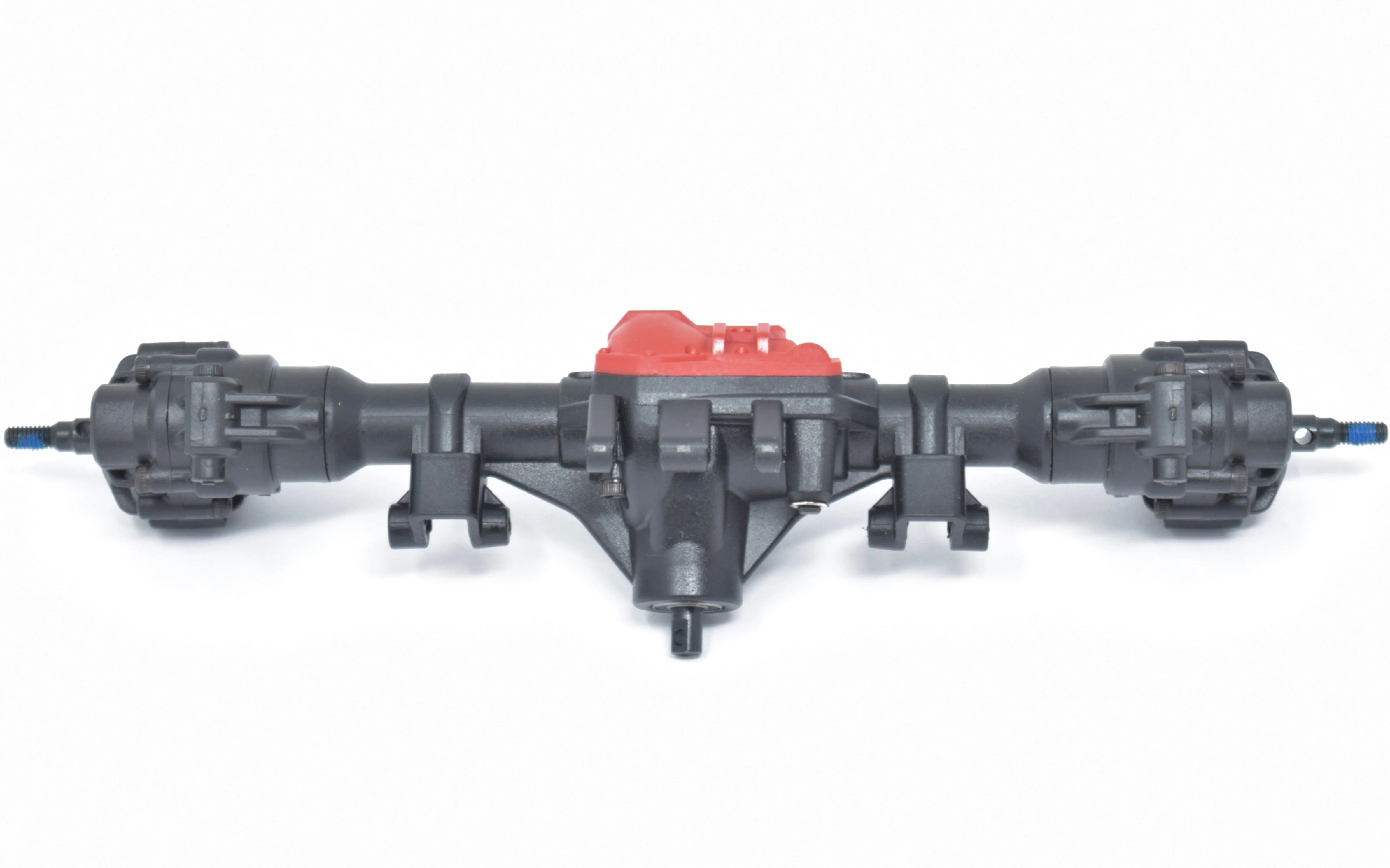 TRX-4 HIGH TRAIL - Rear PORTAL AXLE & Housing, Spool Diff RED Traxxas 82044-4 - Image 2