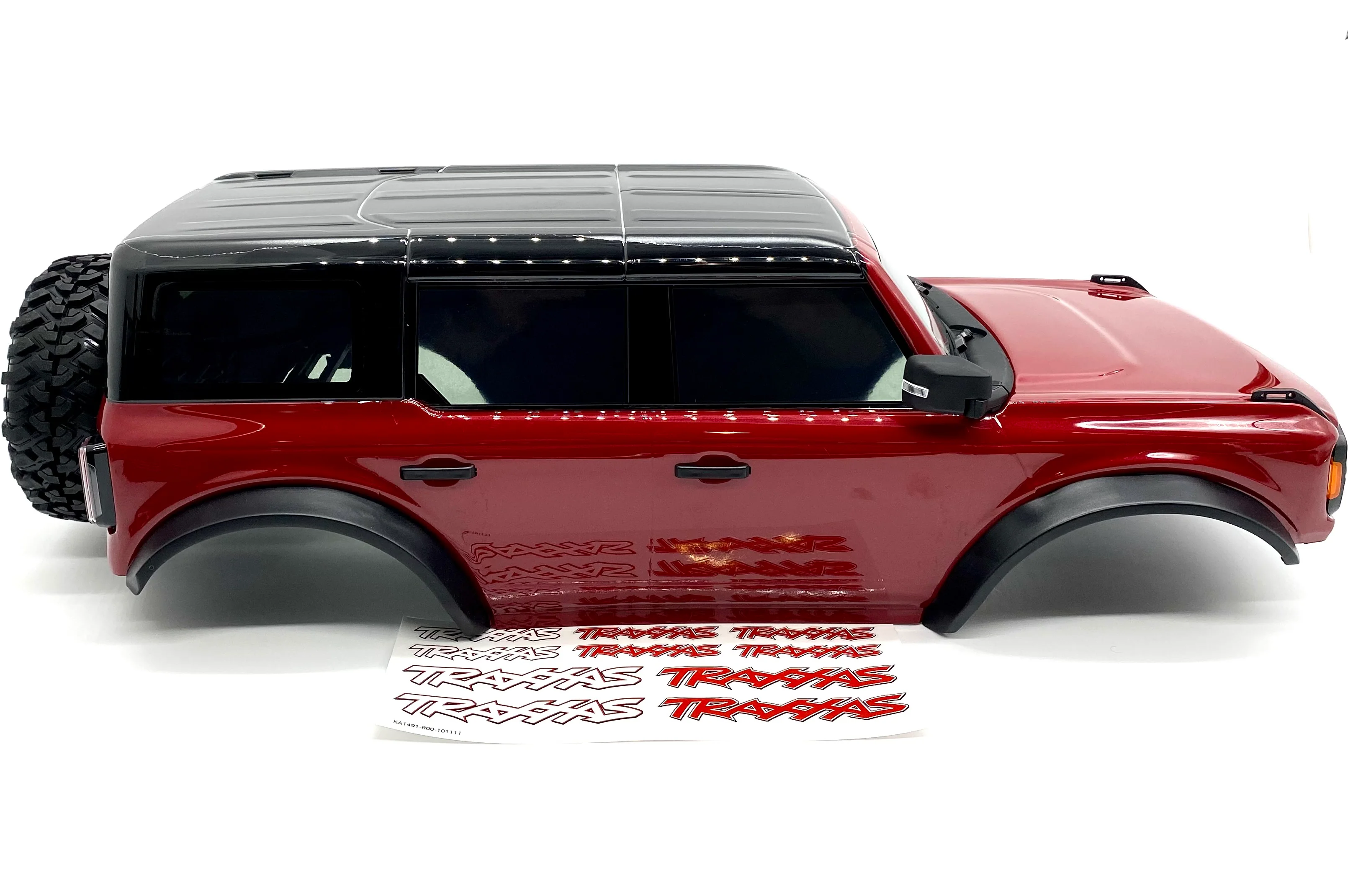 TRX-4 S&T BRONCO - BODY Cover, RED (Factory Painted, complete 92076-4 - Image 3