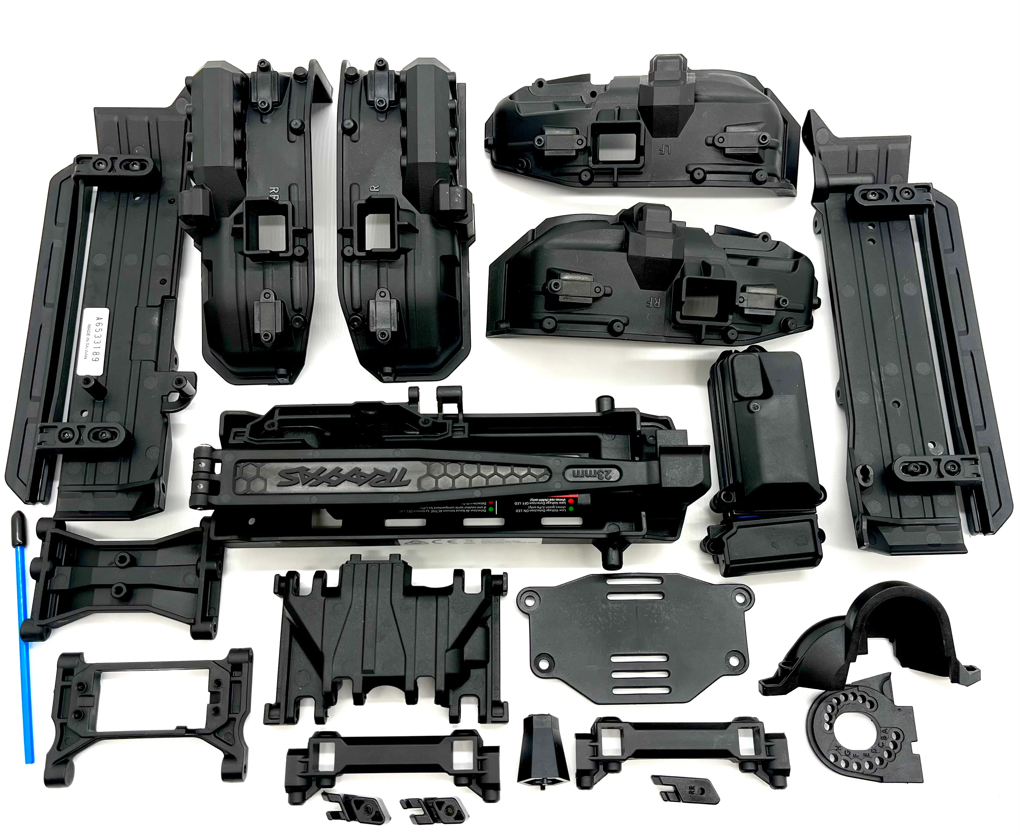 TRX-4 TRAX Sport Plastic Set - CLIPLESS fender braces mounts, Rock Sliders 82024-4 - Image 3