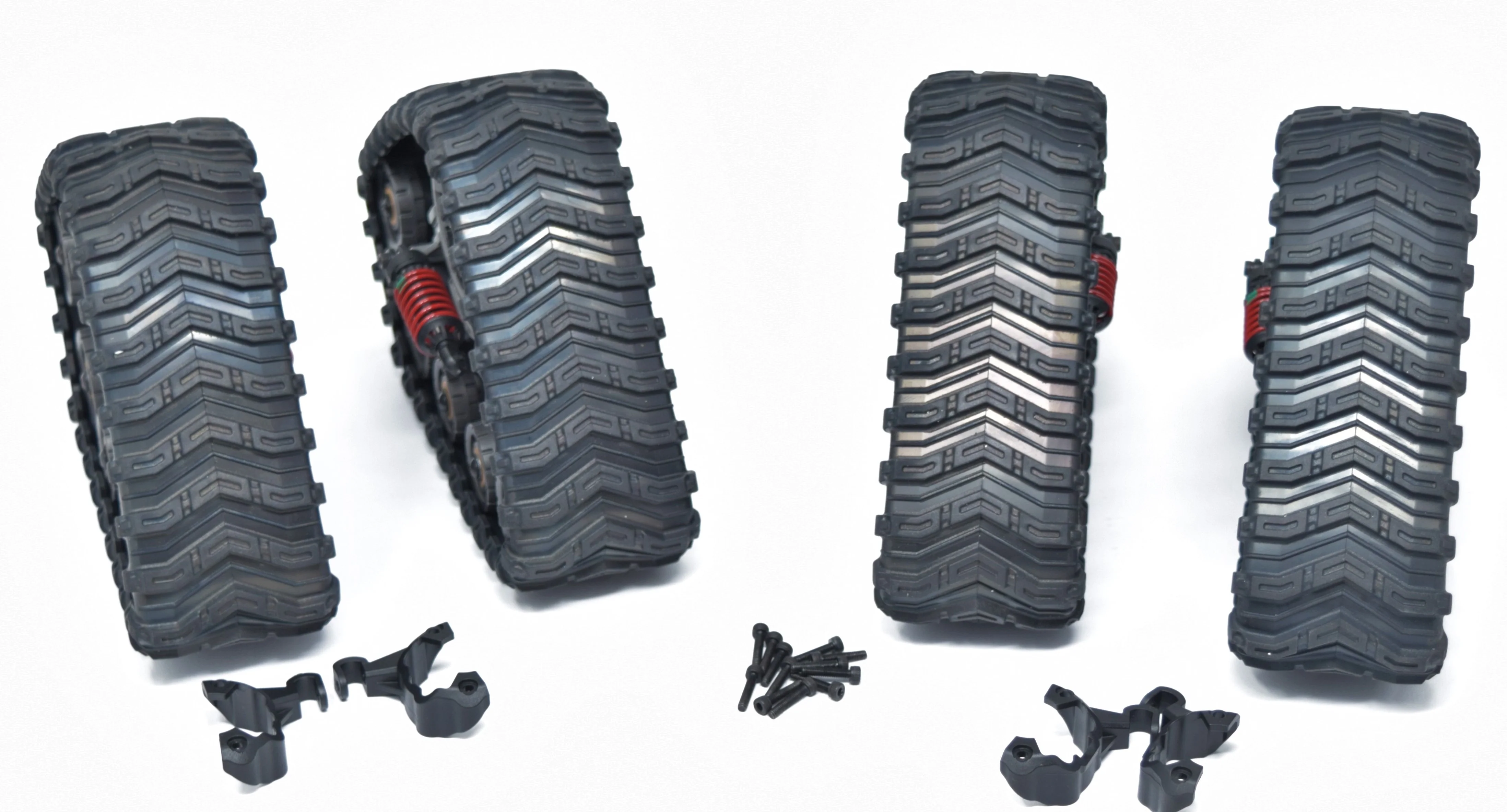 TRX-4 TRAXX - All-Terrain Track Set (Assembled wheels defender 82034-4 - Image 4