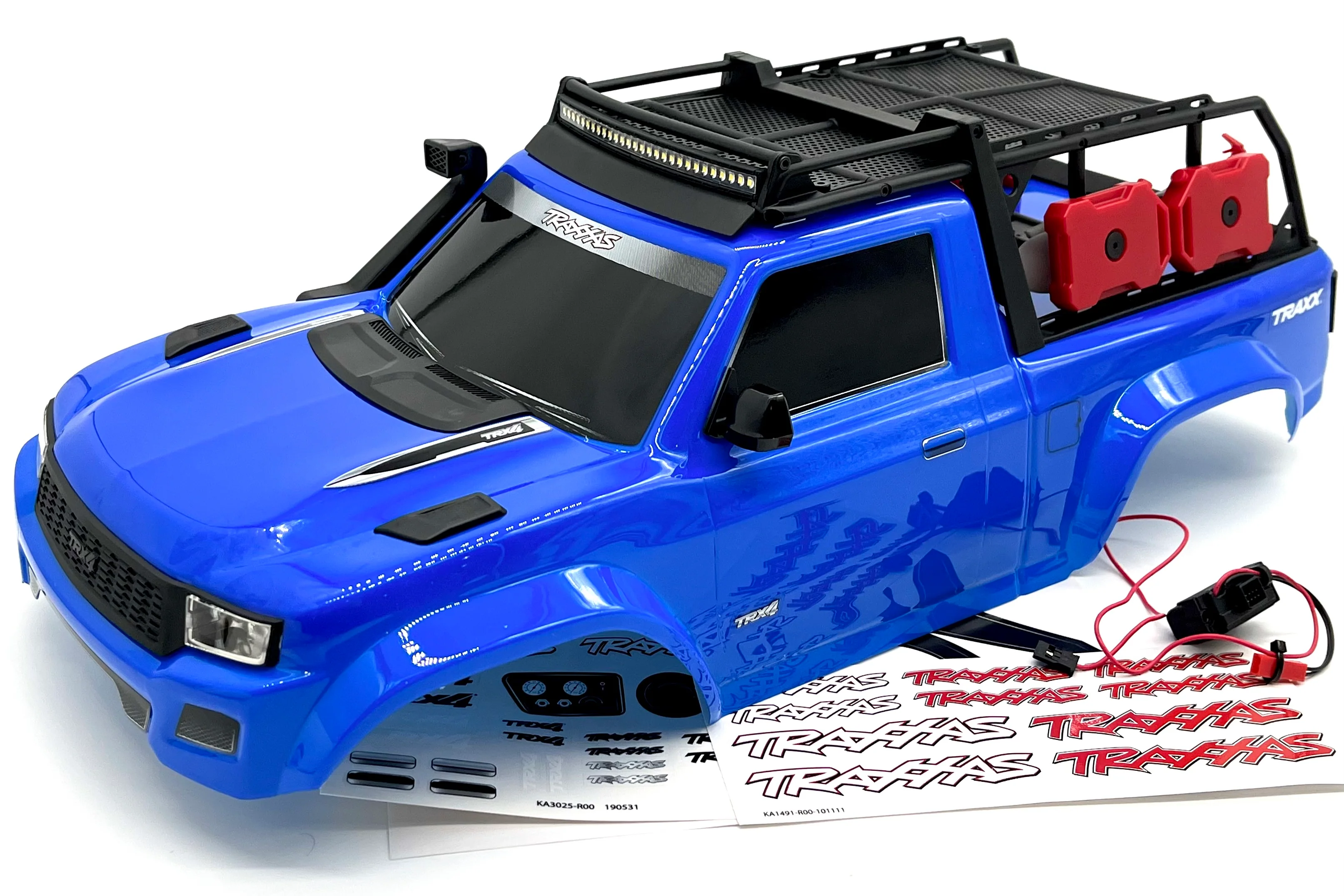 TRX-4 TRAXX - BODY Cover, BLUE (Shell Factory *CLIPLESS* Painted 82034-4 - Image 2