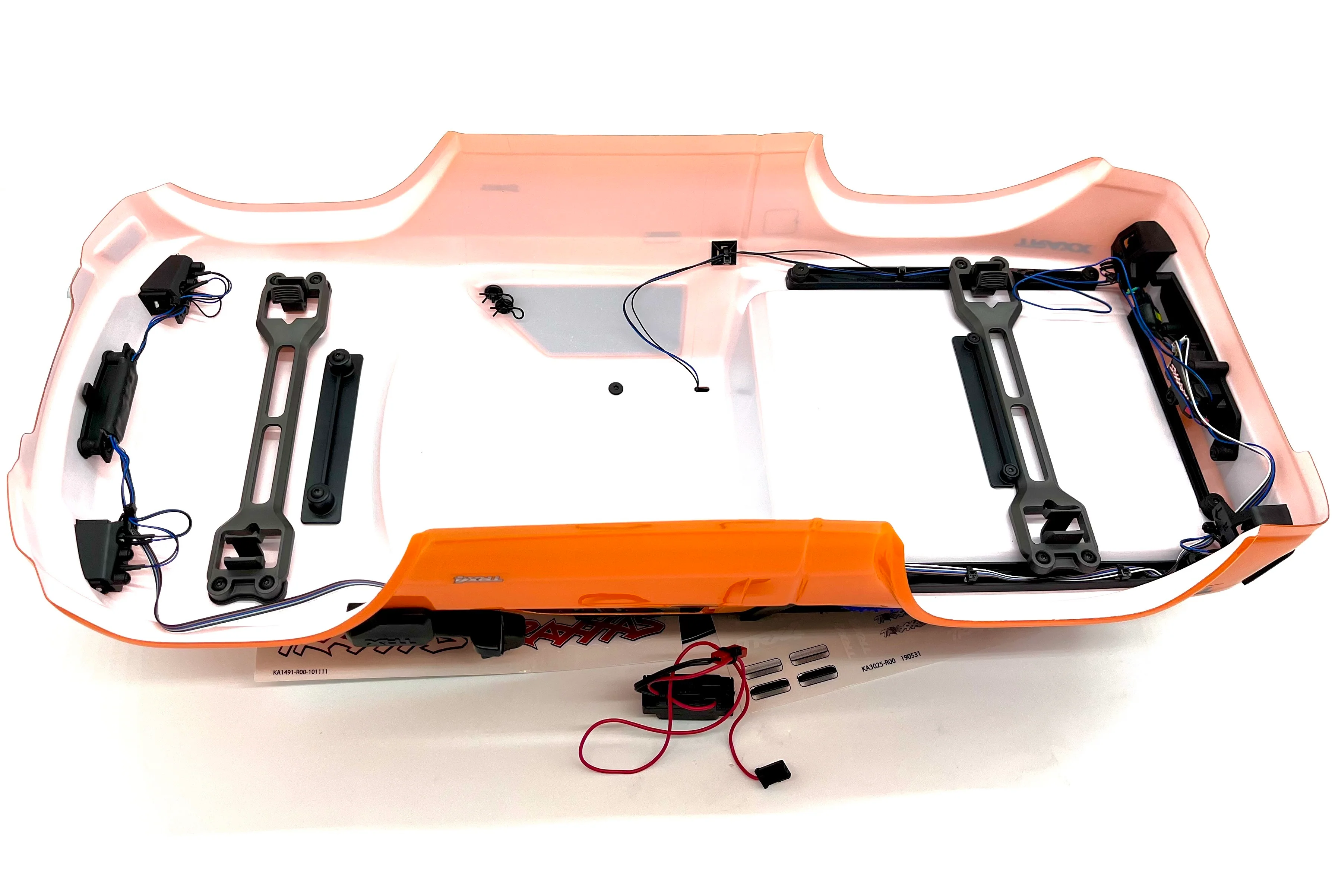 TRX-4 TRAXX - BODY Cover, ORANGE (Shell Factory *CLIPLESS* Painted 82034-4 - Image 3