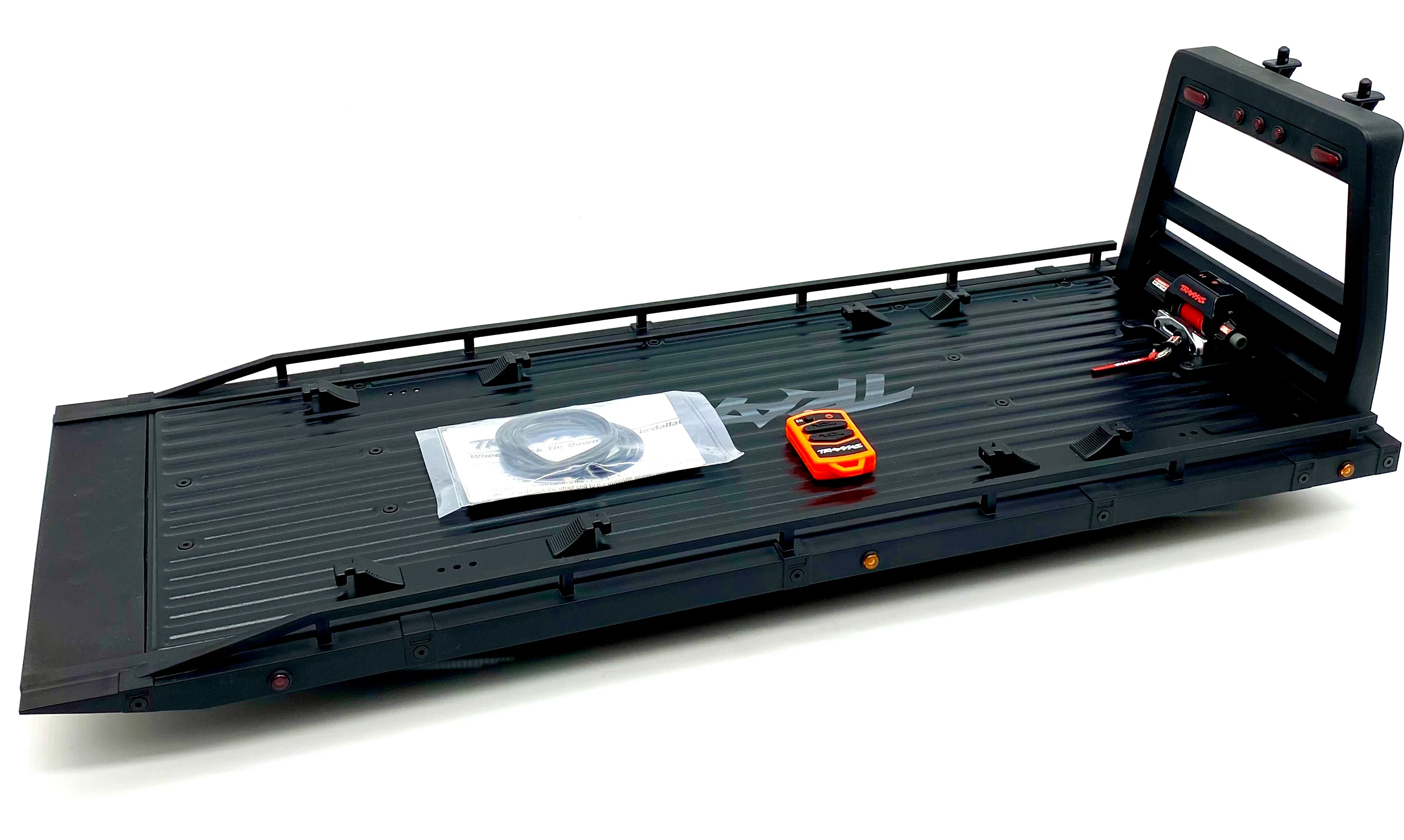 TRX-6x6 Flatbed HAULER - Flatbed, Winch, Remote, frame, lights Rollbar 88086-4 - Image 2