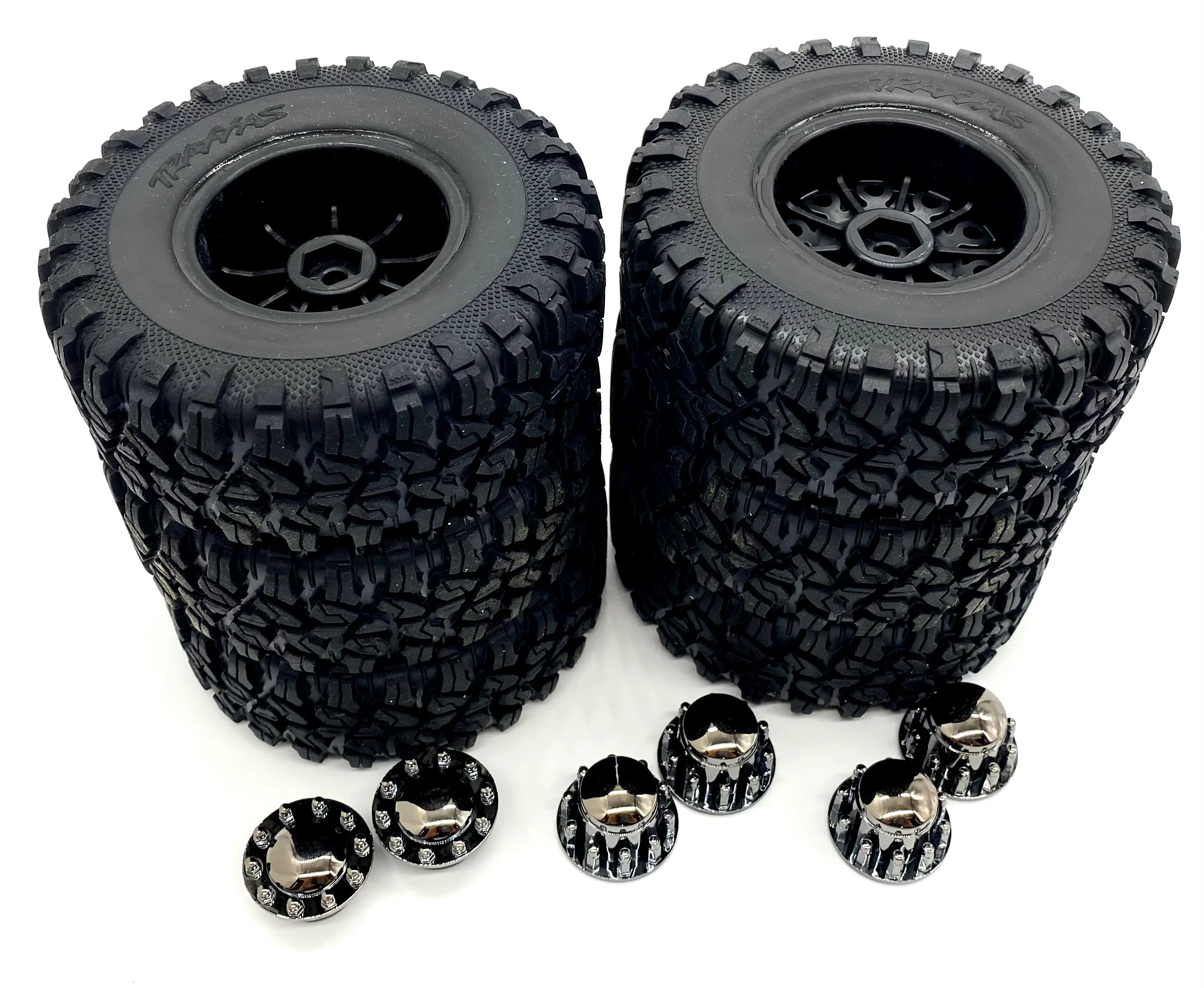 TRX-6x6 Flatbed HAULER - TIRES & Wheels (Assembled 2.2" 8874 88086-4 - Image 2