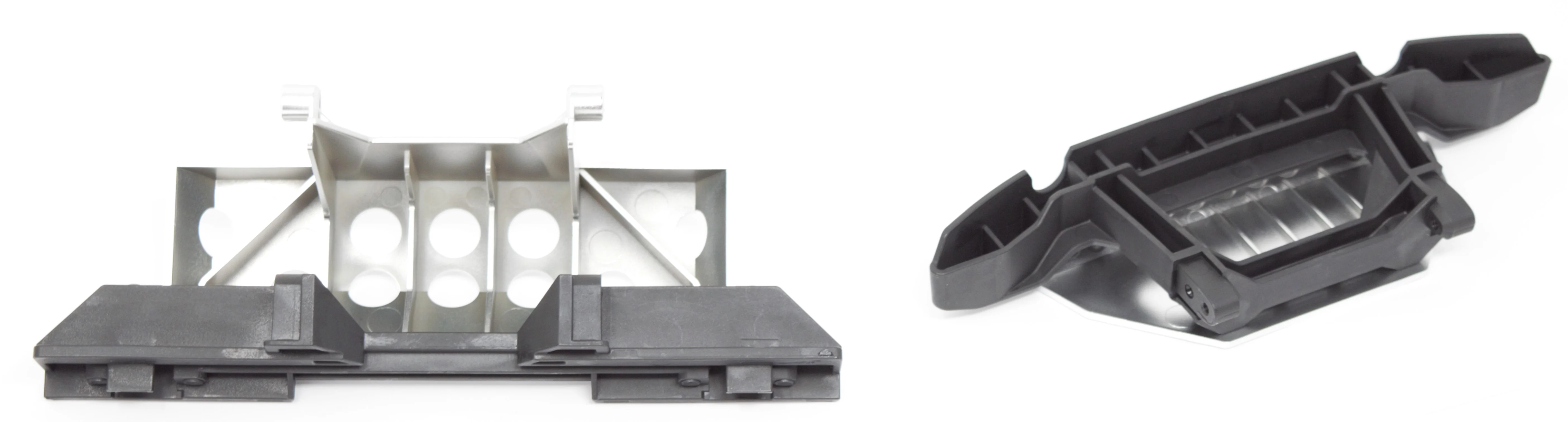 TRX-6x6 Mercedes-Benz - BUMPERS (Front rear & Silver Skid Chrome 88096-4 - Image 3