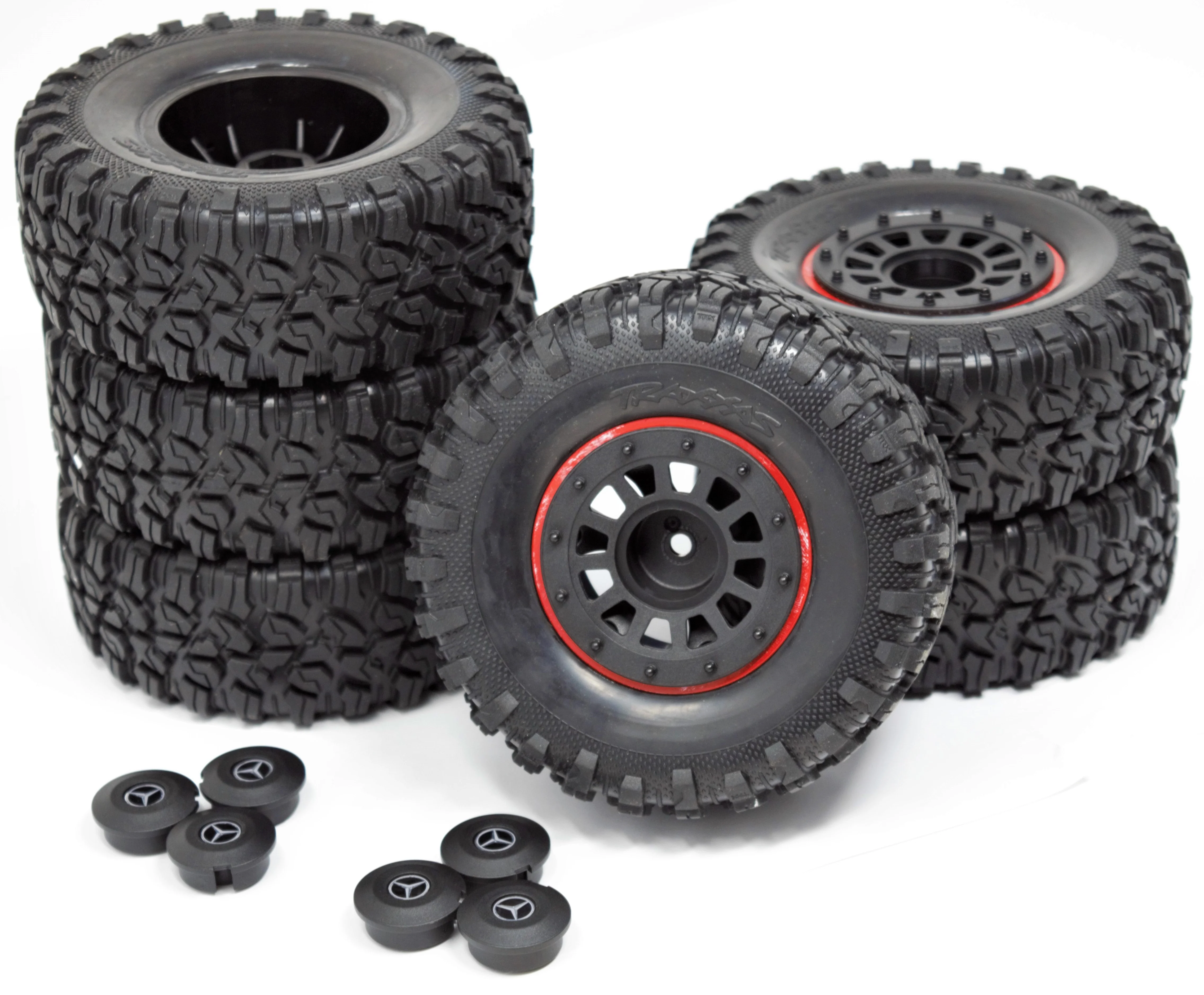 TRX-6x6 Mercedes-Benz - TIRES & Wheels (Assembled 2.2" 8874 88096-4