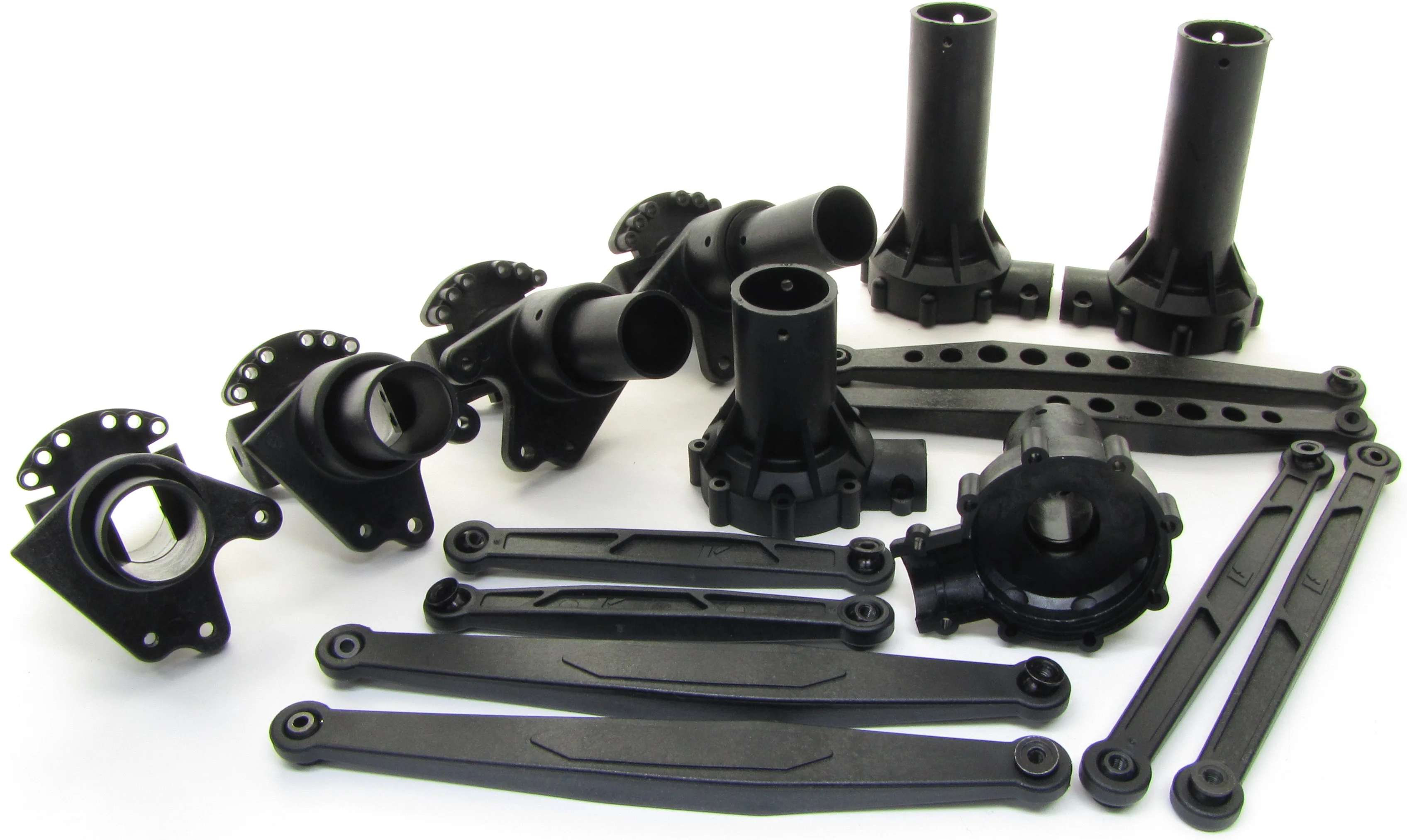 USA-1 NITRO SUSPENSION ARMS & BULKHEAD SET housings (kyosho KYO33155