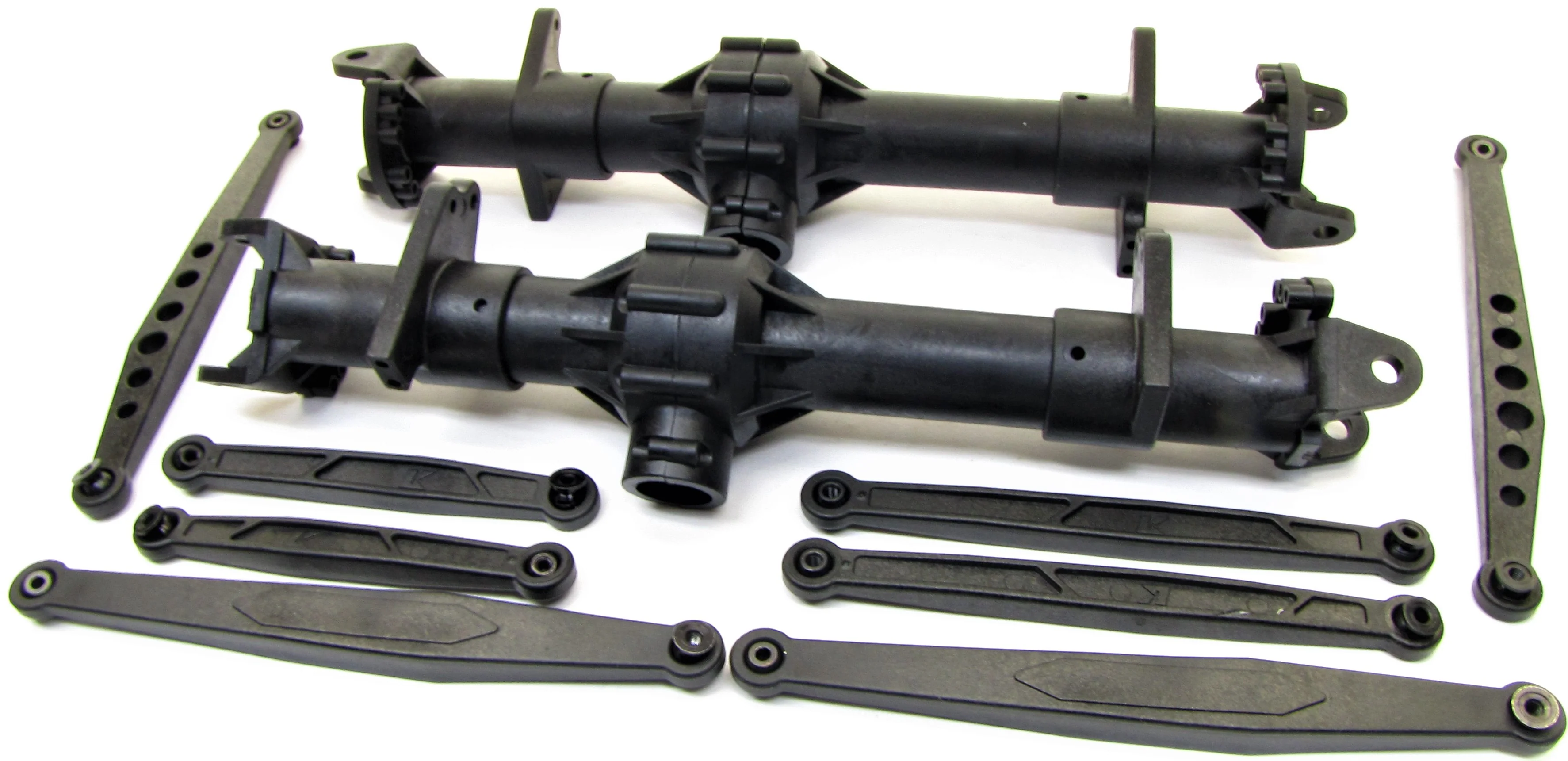 USA-1 NITRO SUSPENSION ARMS & BULKHEAD SET housings (kyosho KYO33155 - Image 3