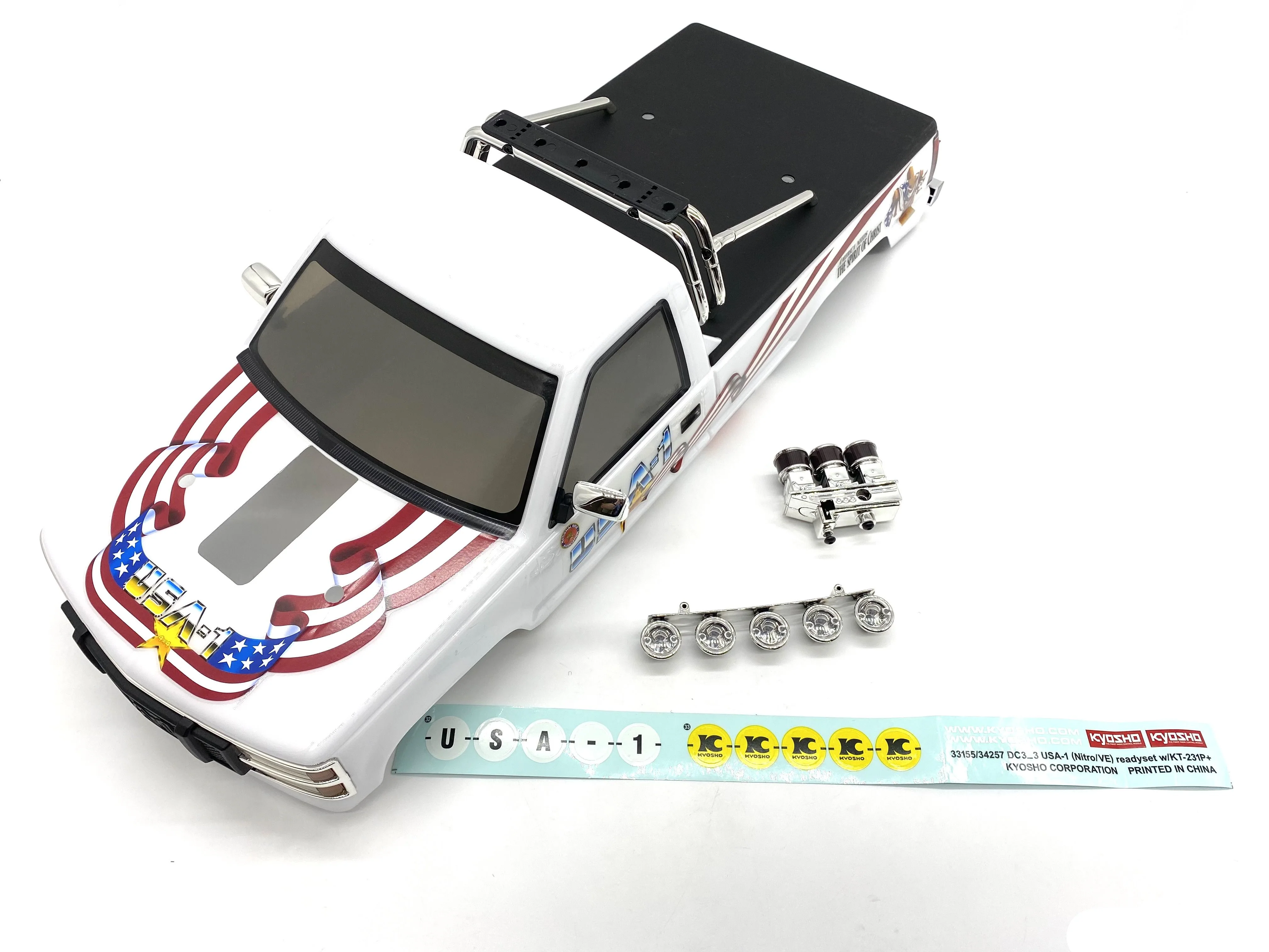 USA-1 VE BODY shell MAB405 Rollbar kyosho KYO34257 - Image 3