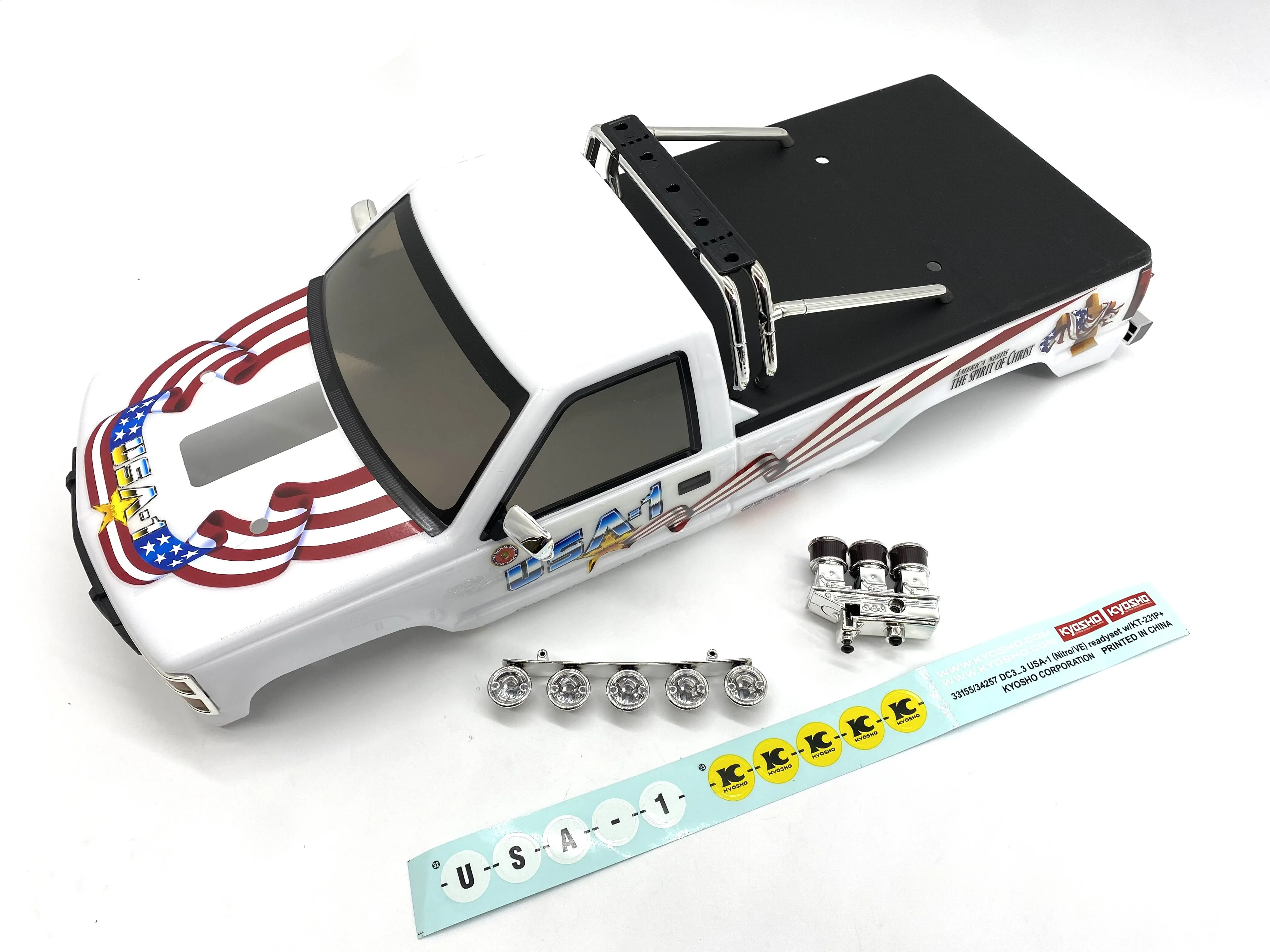 USA-1 VE BODY shell MAB405 Rollbar kyosho KYO34257 - Image 4
