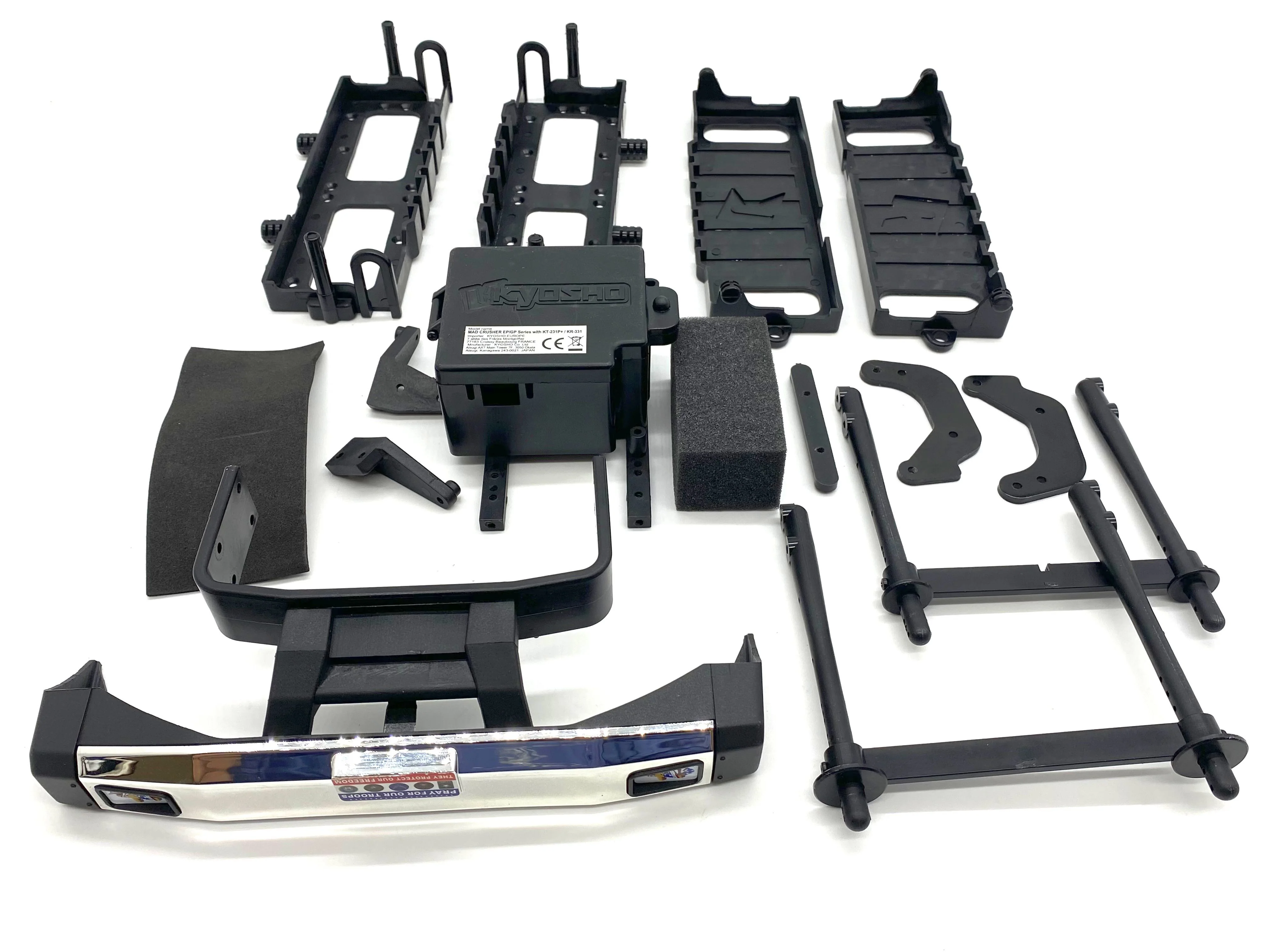 USA-1 VE PLASTIC SET (battery boxes holder kyosho VE KYO34257