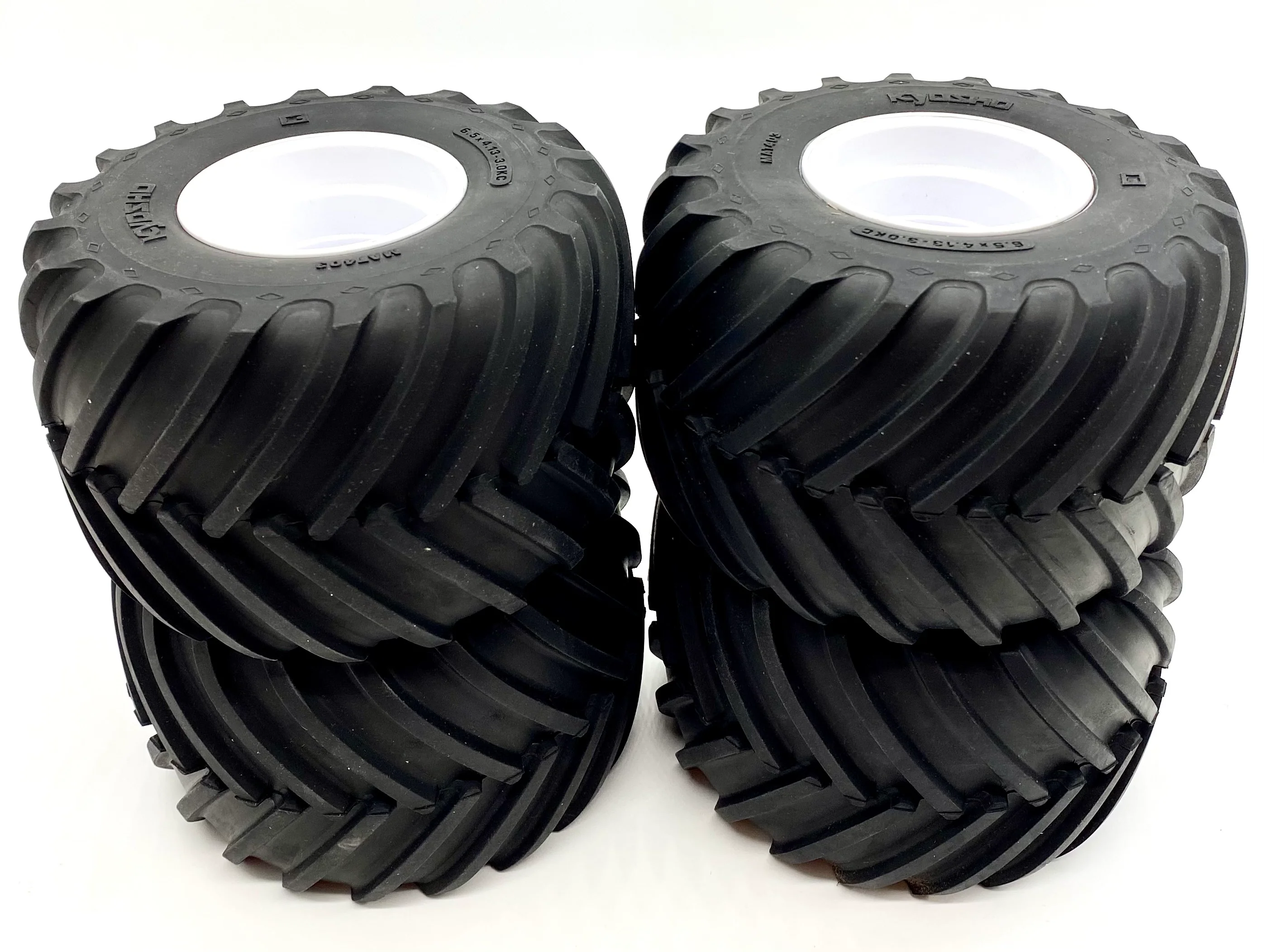 USA-1 VE WHEELS & TIRES factory glued nitro 4 kyosho KYO34257