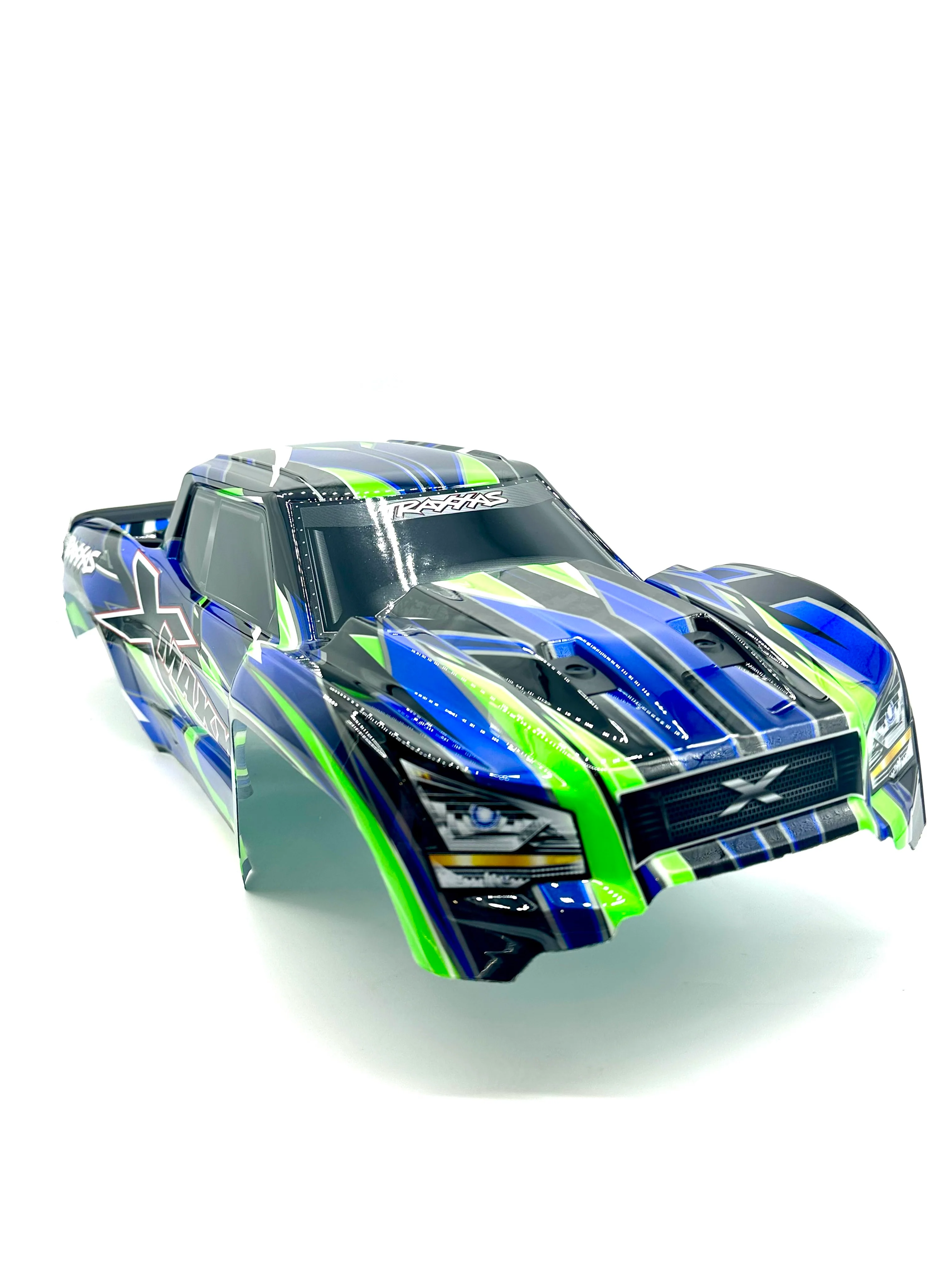 X-MAXX BODY cover Shell (2024 Green Painted ProGraphics Shell 77086-4) - Image 2