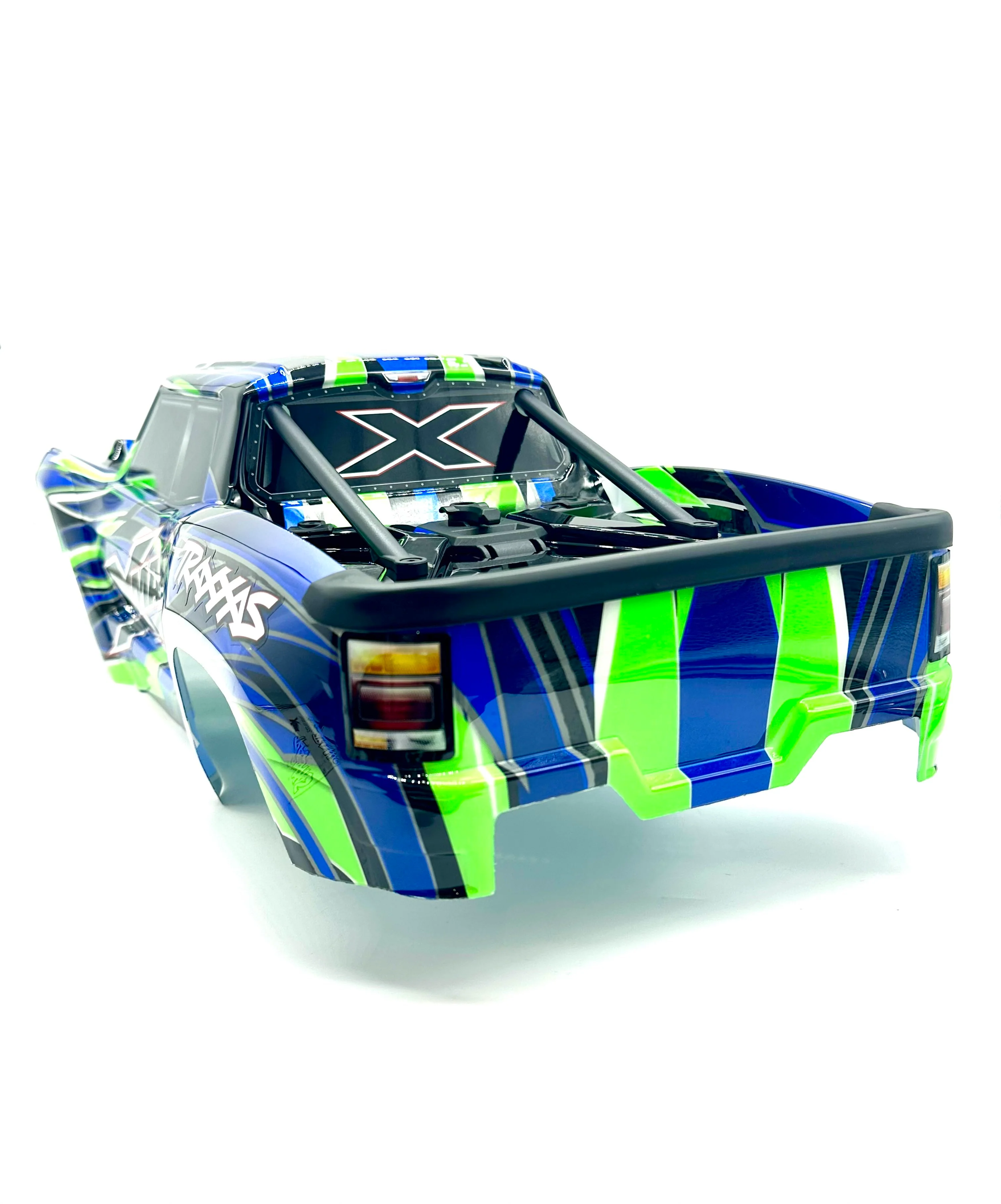 X-MAXX BODY cover Shell (2024 Green Painted ProGraphics Shell 77086-4) - Image 3