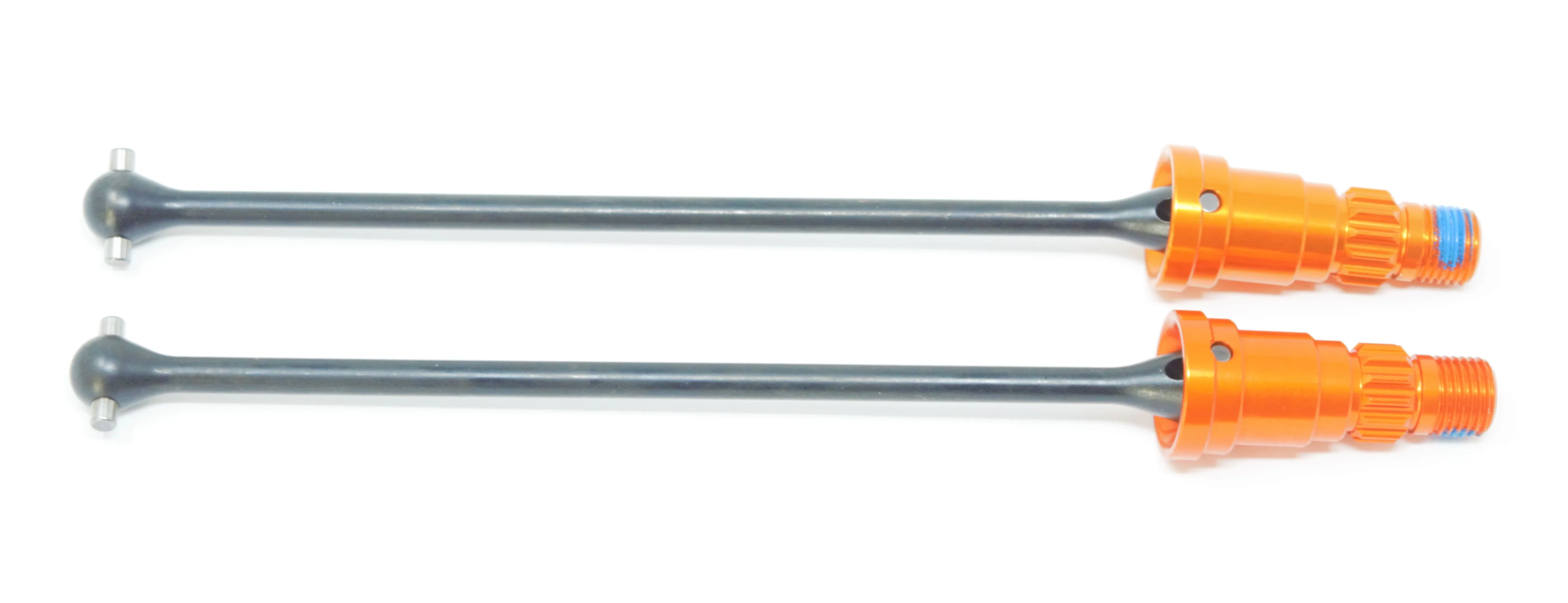 fits X-MAXX DRIVE Shafts (ORANGE Front/Rear anodized alum Stub Axles 77086-4