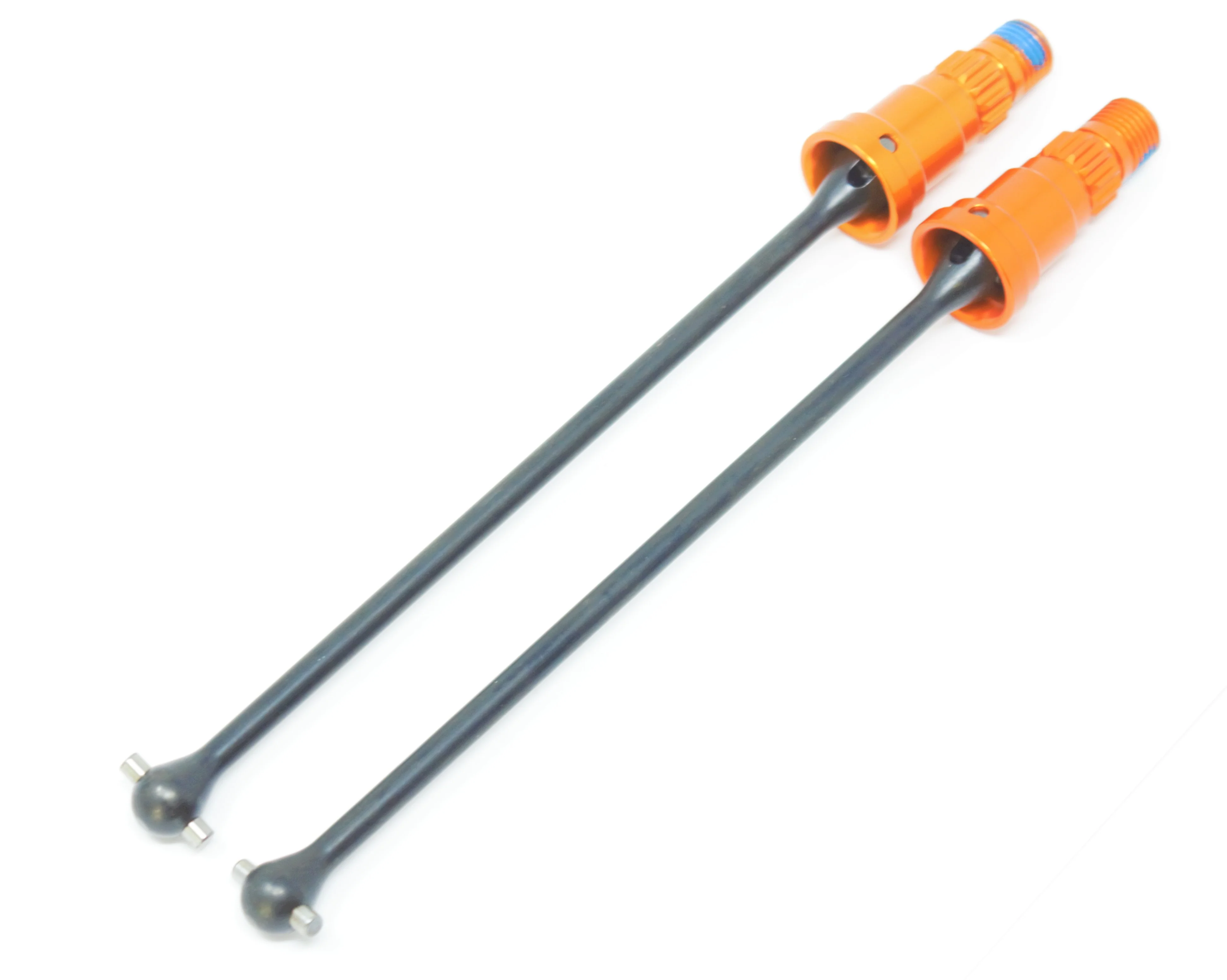 fits X-MAXX DRIVE Shafts (ORANGE Front/Rear anodized alum Stub Axles 77086-4 - Image 2