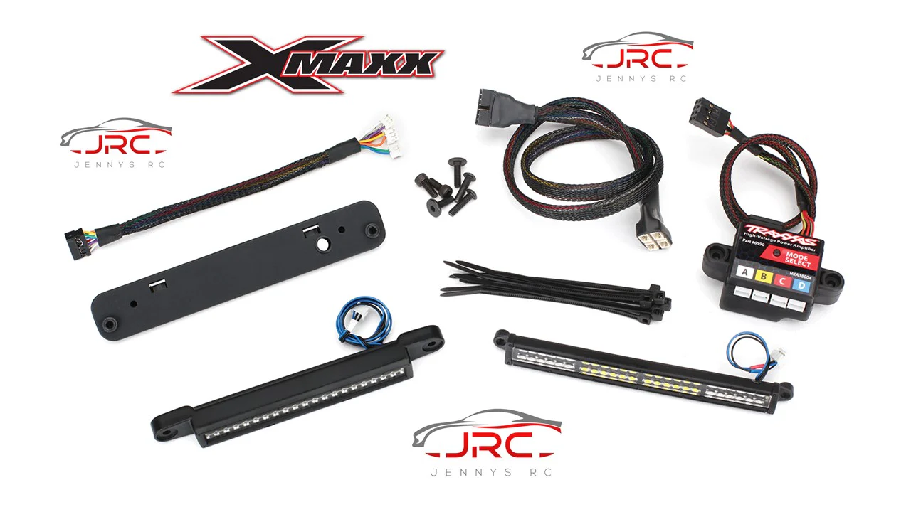 Traxxas 7885 X-maxx LED Light kit Scale Set w/Power amplifier 77086-4 TRA7885 - Image 2