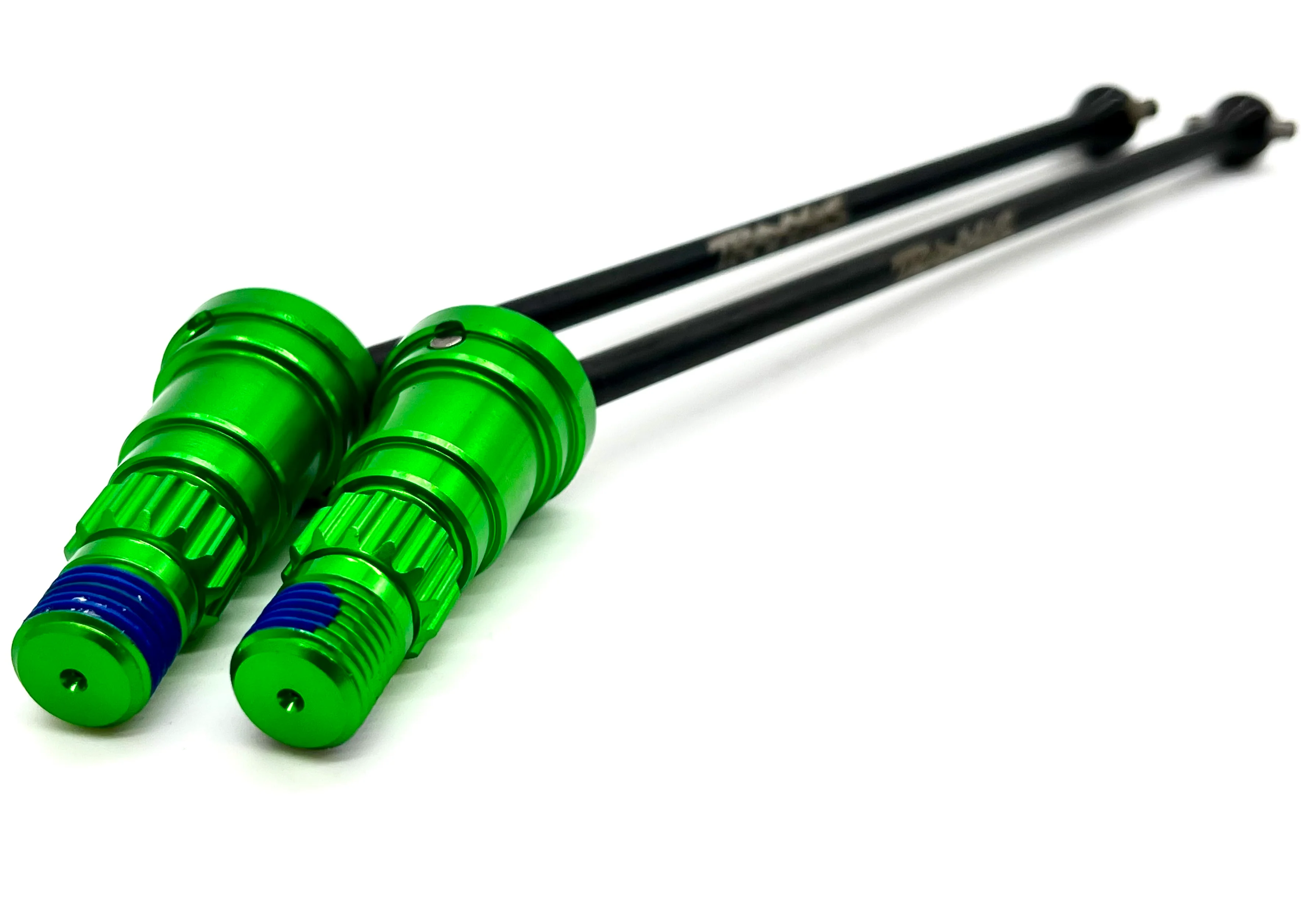 X-MAXX Ultimate DRIVE Shafts, Front/Rear (w/GREEN 2025 Stub Axles Traxxas 77097-4 - Image 2