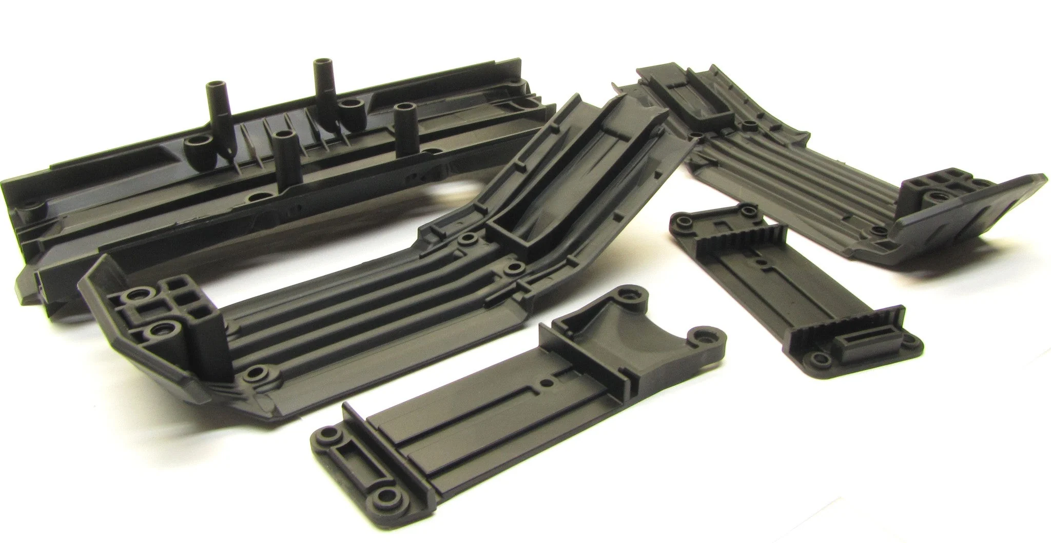 X-MAXX Ultimate SKID PLATES (Front Rear Center Tie Bar Mounts, Cushion Traxxas 77097-4