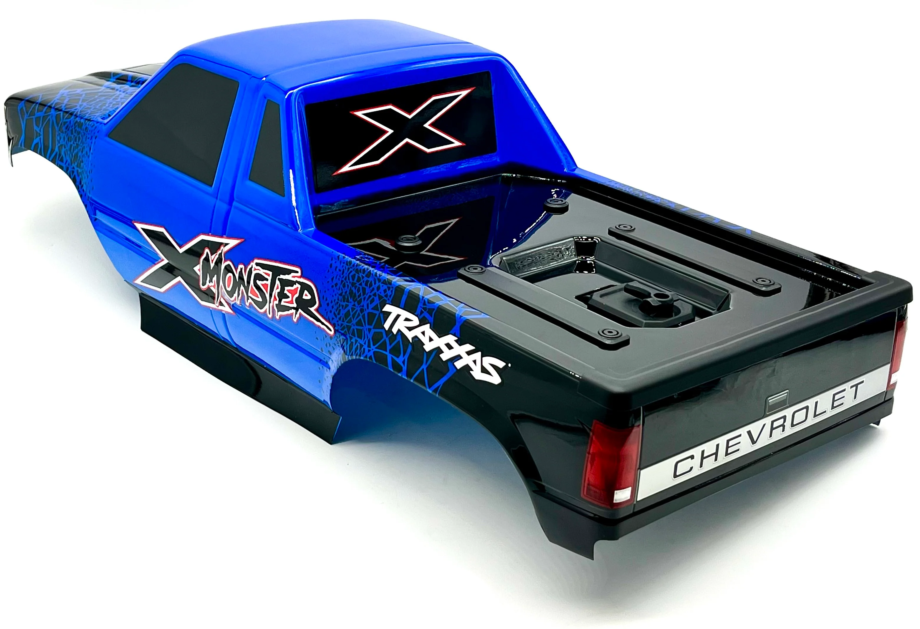 X-MONSTER BODY BLUE Chevrolet GMT400 CK 7697-Blue truck cover Traxxas 77036-4 - Image 3
