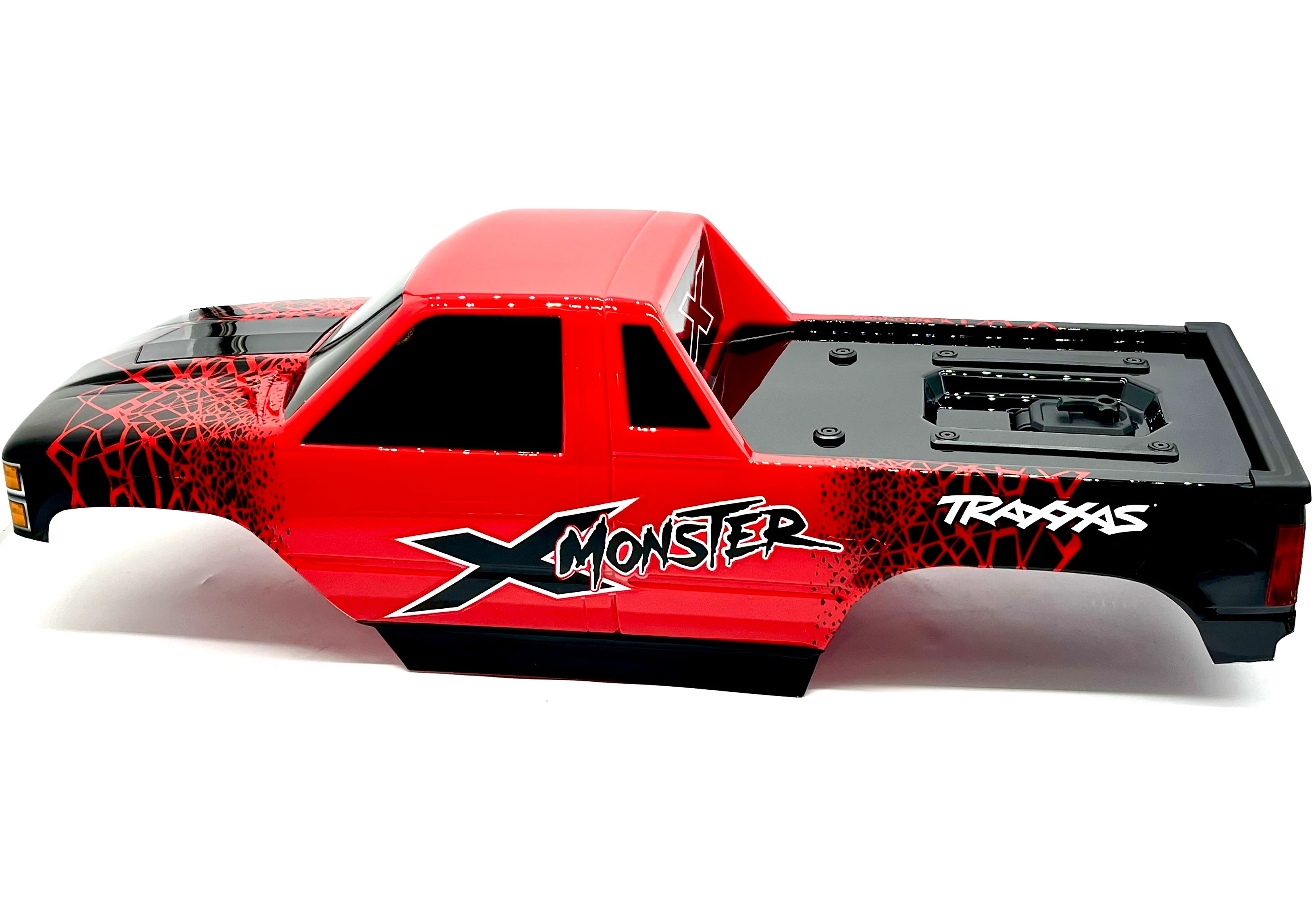X-MONSTER BODY RED Chevrolet GMT400 CK 7697-Red truck cover Traxxas 77036-4 - Image 2
