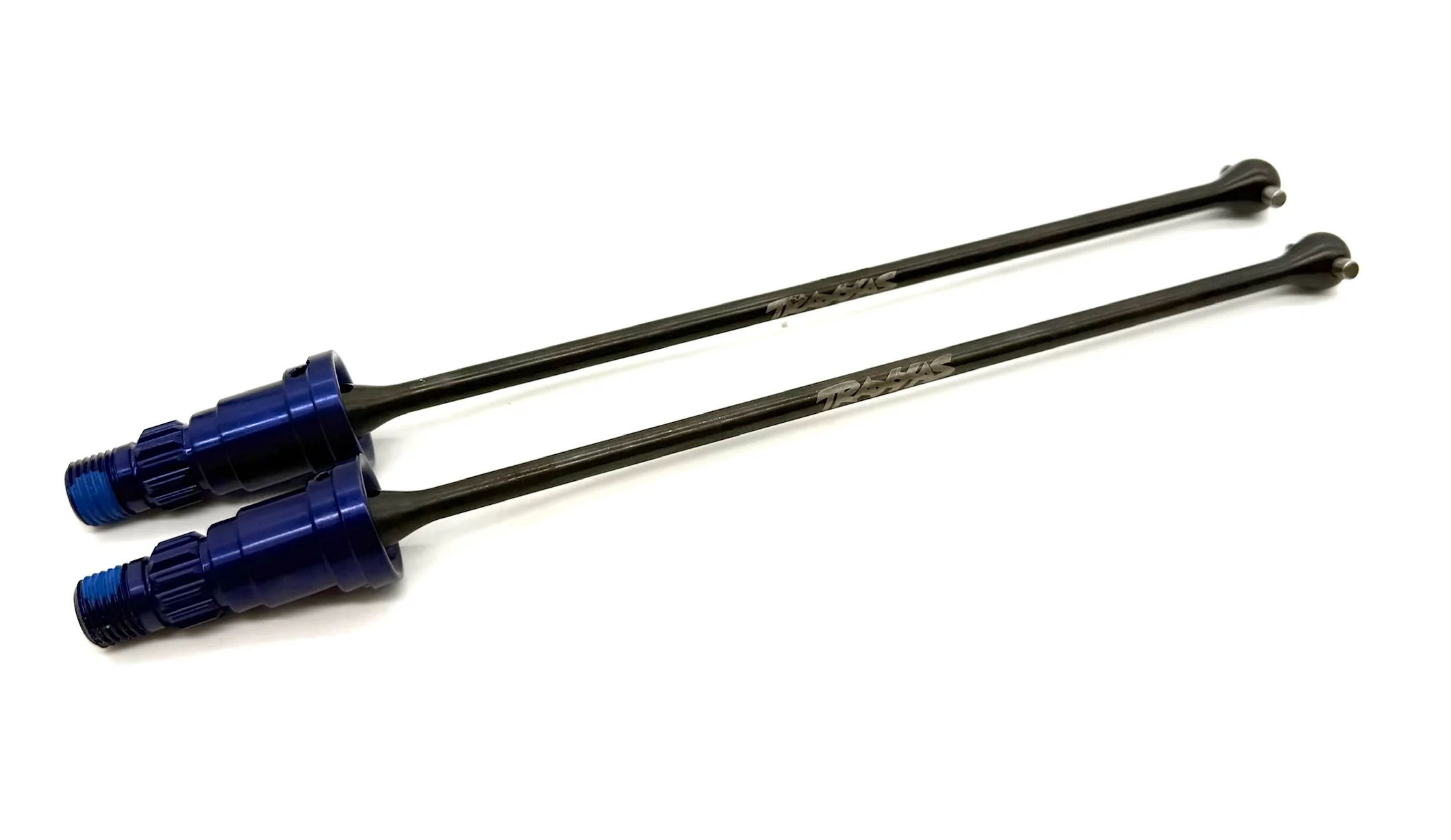 XRT Ultimate DRIVE Shafts (BLUE Front/Rear anodized steel Stub Axles Traxxas 78097-4 - Image 3