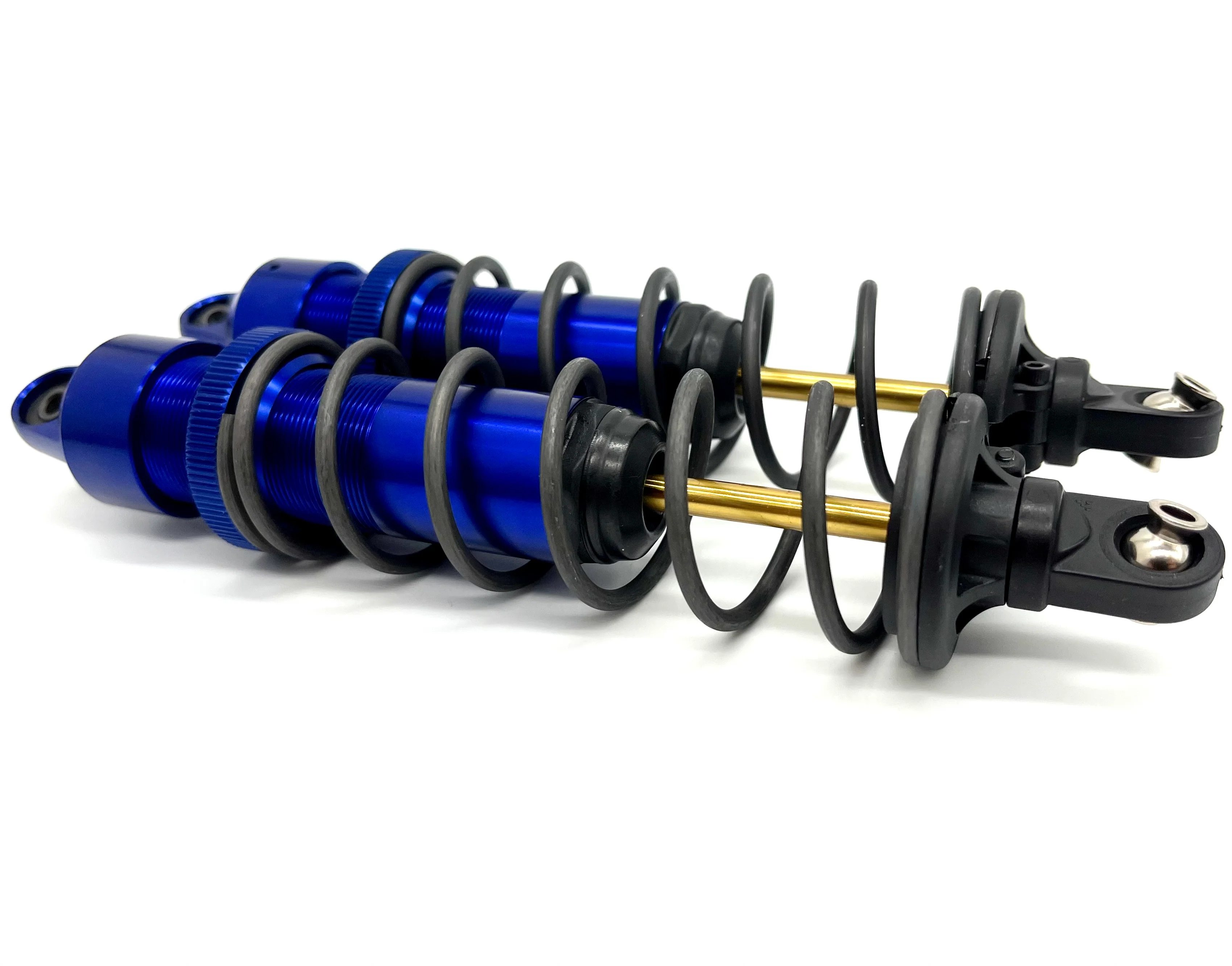XRT Ultimate SHOCKS (GTX Alum Blue-Anodized REAR, Upgraded 7861 (2) Traxxas 78097-4