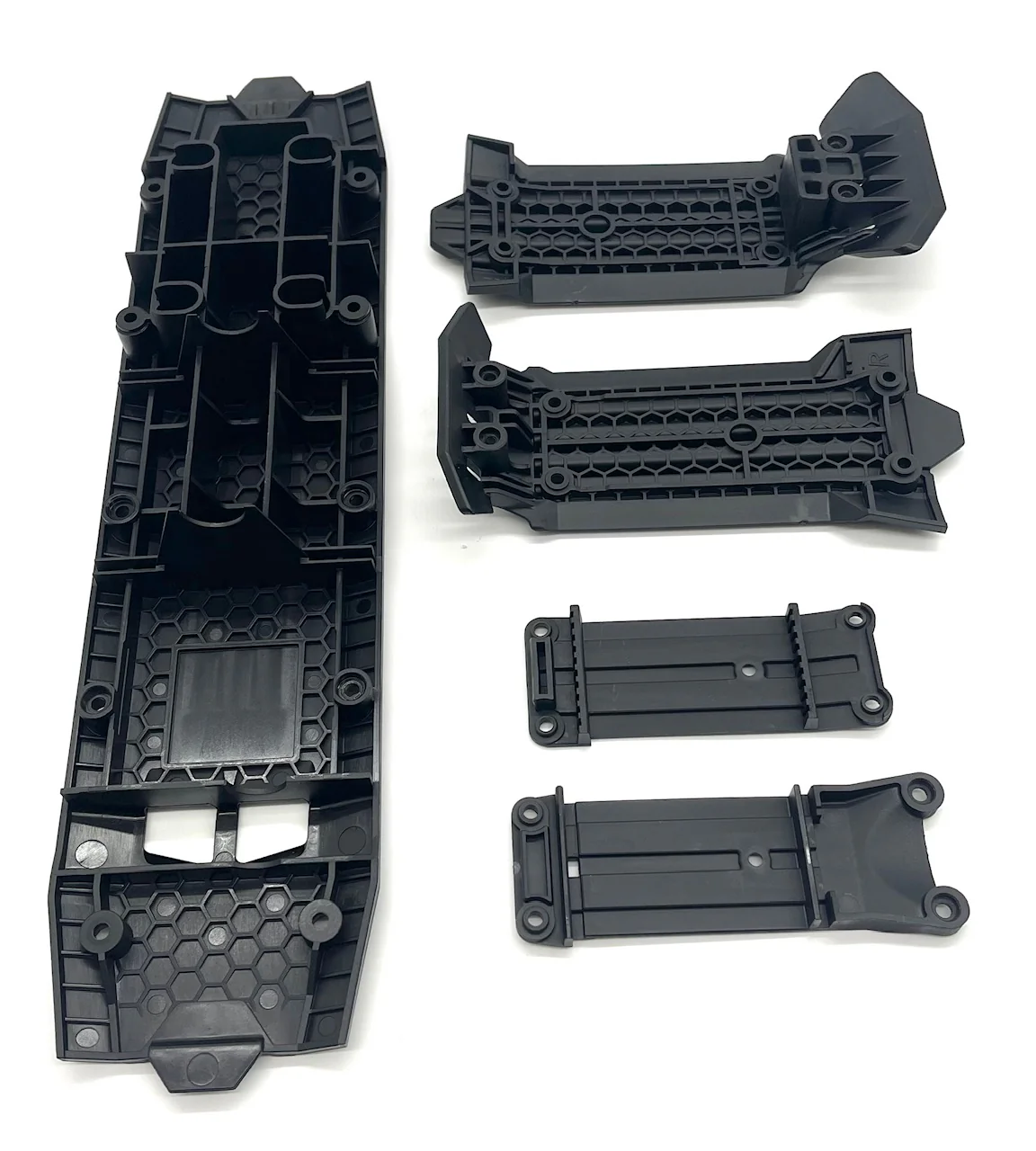 XRT Ultimate SKID PLATES (Front Rear Center Tie Bar Mounts, Cushion Traxxas 78097-4 - Image 2